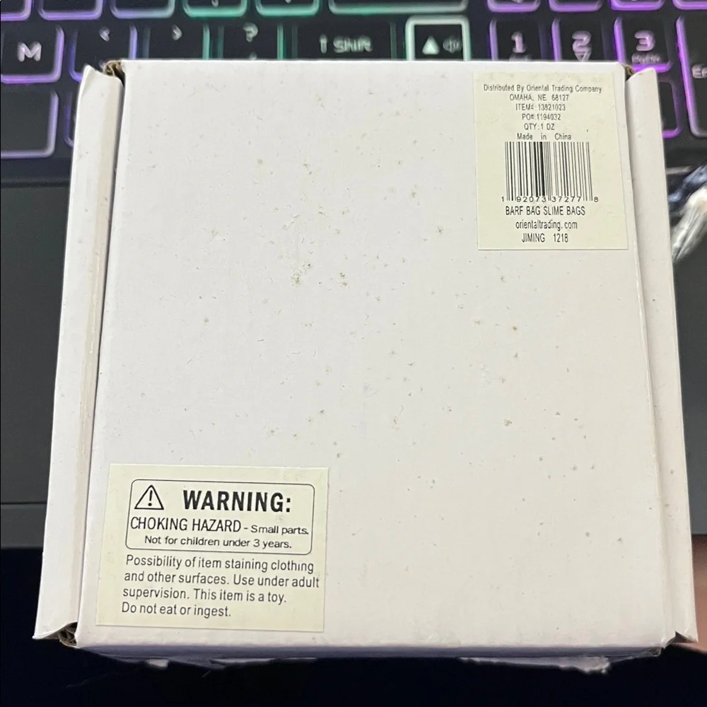 Barf Slime Bags 12 Pack